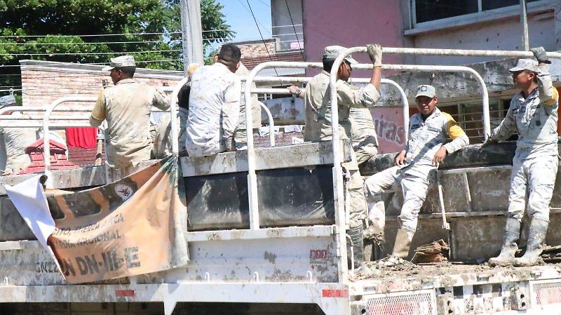 Destrucción en Álamo, Veracruz